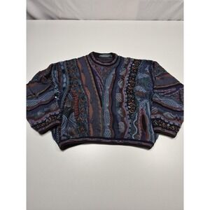 Vintage Tundra Sweater Mens S Multicolor Cotton Cosby Crewneck Knit Canada